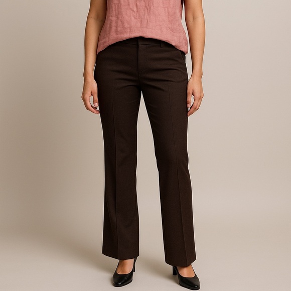 Tahari Women’s Brown Straight Leg Dress Pants Size 2 | Career Trousers Workwear - Picture 1 of 13